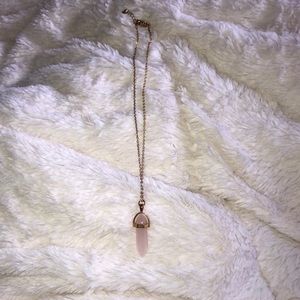 Pink Pendant Necklace